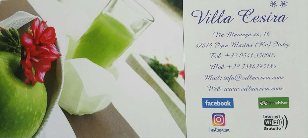 Hotel Villa Cesira Bellaria-Igea Marina Zewnętrze zdjęcie